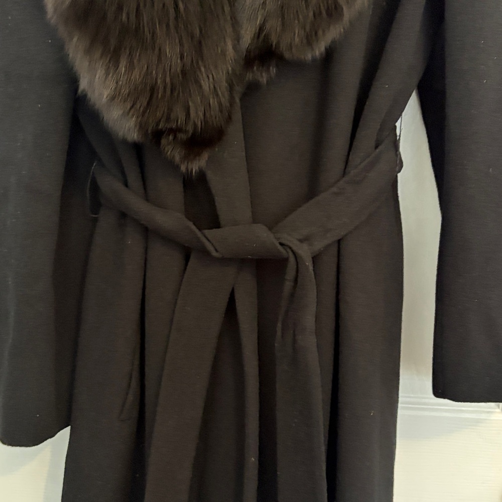 Regency Cashmere Saks vintage Elegant Coat with Fur Collar! Classic! W/Hat - Picture 10 of 16